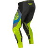 Fly Fly Lite Youth Pants Grey Blue Hi-Vis Yellow - Thumbnail 2